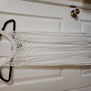 Torrid White Lace Detail Tank Top